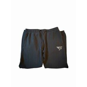 FaZe Clan E Sports Jogger Sweatpants Mens L Black Drawstring Logo